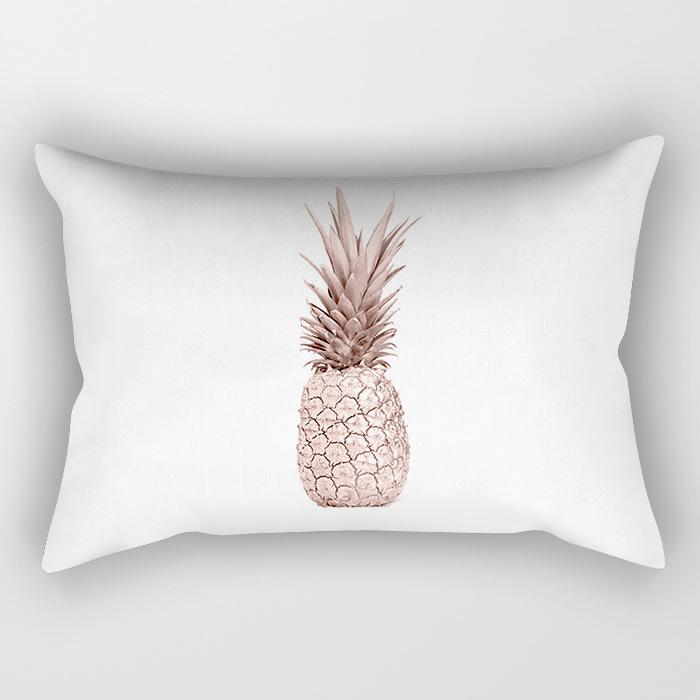 Ins Pink Geometric Waist Pillow Case Car Sofa Pillow Cushion Cover Pillow Case Pillow Case Pillow Case