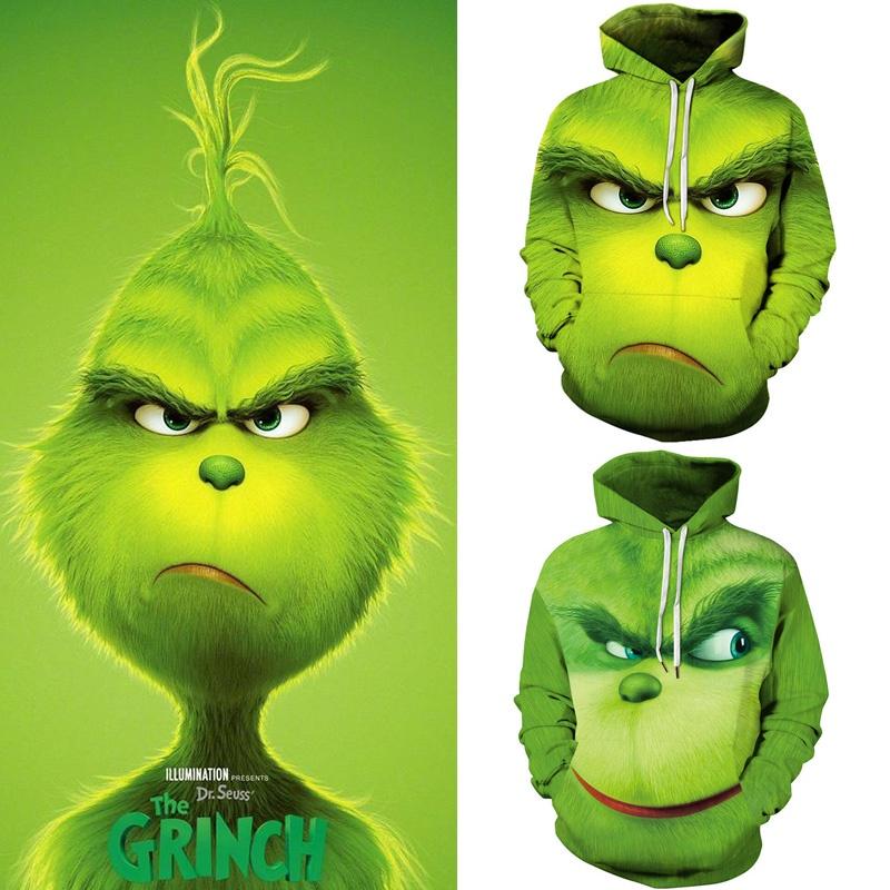 Rascal Green Monster The Grinch Men's Hoodie Jacket Featuring Soft And Breathable Material For Comfortable Wear