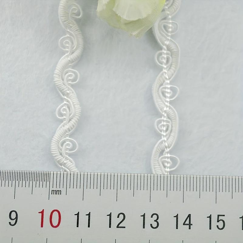 

3 м/118 дюймов в каждой упаковке, белая, черная кружевная бейка, большая широкая одежда, занавеска для одежды, кривая швейная принадлежность, ручная работа, сделай сам, цветочная отделка сороконожки, украшения по подолу платья белый