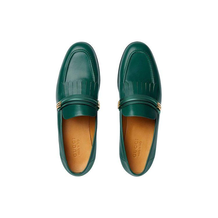 Gucci Scarpe Casual da Uomo da Uomo Basse Verdi 714680 06F00 3154