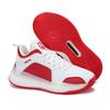 Mens Basketball Shoes High Top Breathable Cushioned Anti-Slip TPR Sole Synthetic Leather Mesh Upper