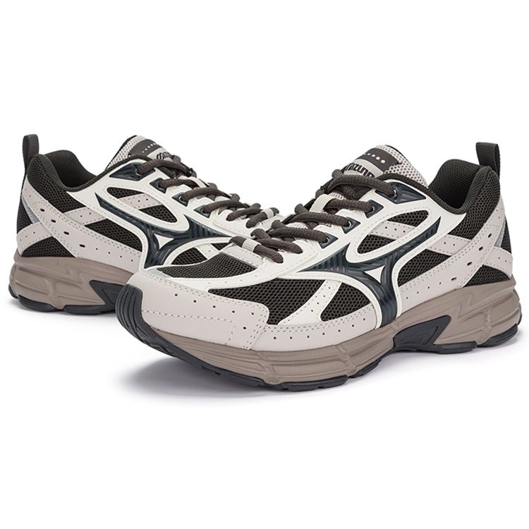 Mizuno Unisex Retro Breathable Running Shoes Black Grey D1GH223010