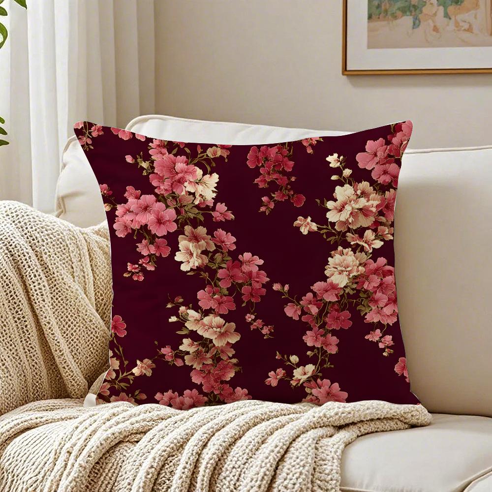 NNiche Fresh Prints Style Art Cushion Cover Pillowcase Antidustmite living Room Sofa Decor Cushion Room 30X30cm