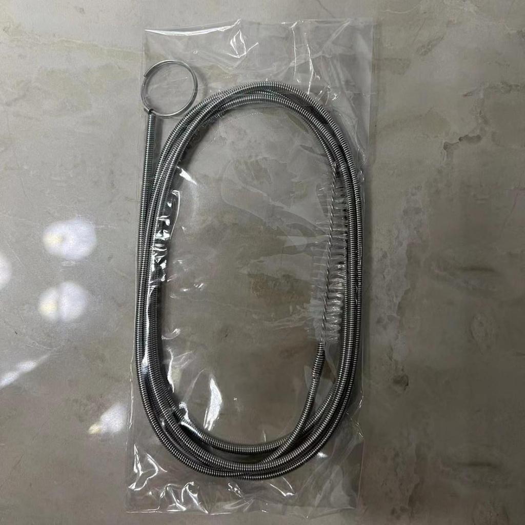 Galvanized Spring Tube Refrigerator and Freezer Drain Cleaner Tool