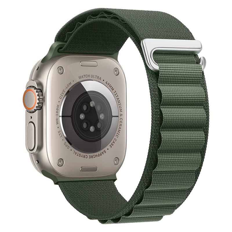 Alpine loop Strap For apple watch Ultra 2 band 49mm 44mm 40mm 45mm 41mm 46mm 45 mm bracelet correa iWatch series 9 8 7 6 3 se 10