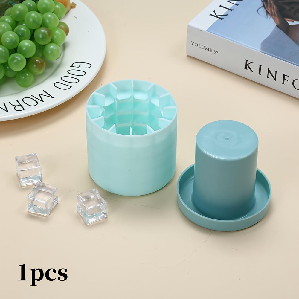 Silicone Round Ice Tray Food-Grade Ice Cube Mold Summer DIY Refrigerator Freeze Ice Maker Creative Ice Cube Mold Barware Tools