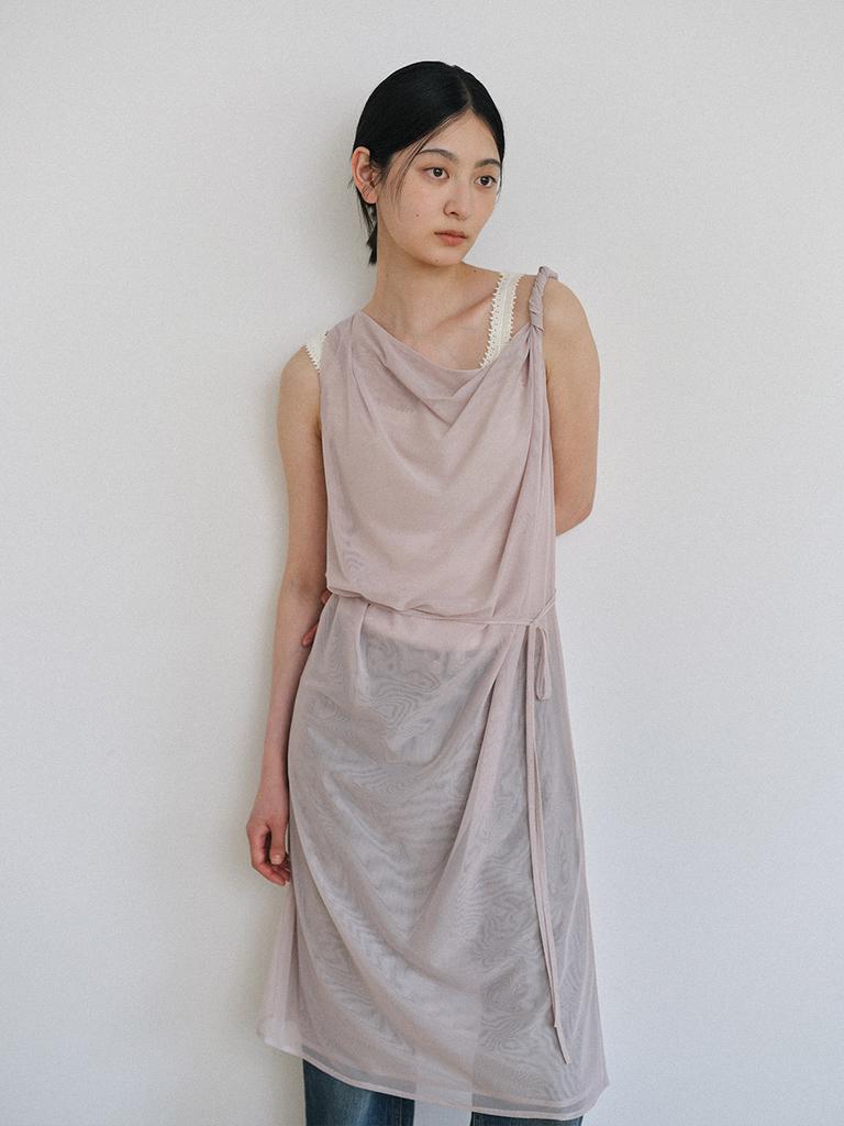 Hunch Soft Layered Mesh Dress