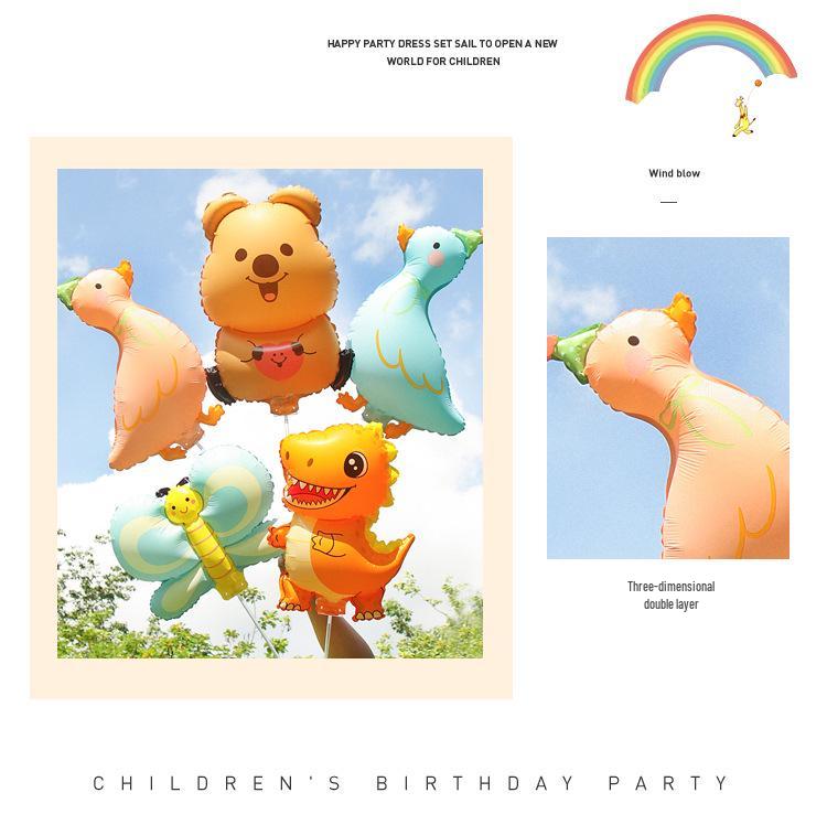 Matte Animal-Shaped Balloon Clips for Kindergarten Activity Decor