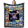 Stitch Flannel Blanket Star Baby Blanket Air Conditioning Blanket Nap Blanket Flannel Blanket Cross Border