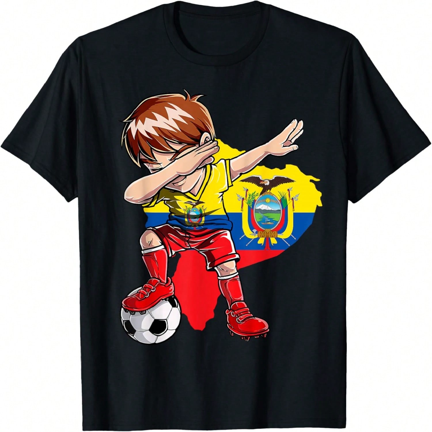 Dabbing Soccer Colombia Jersey Boy Colombian Boys Football T-Shirt S разноцветный