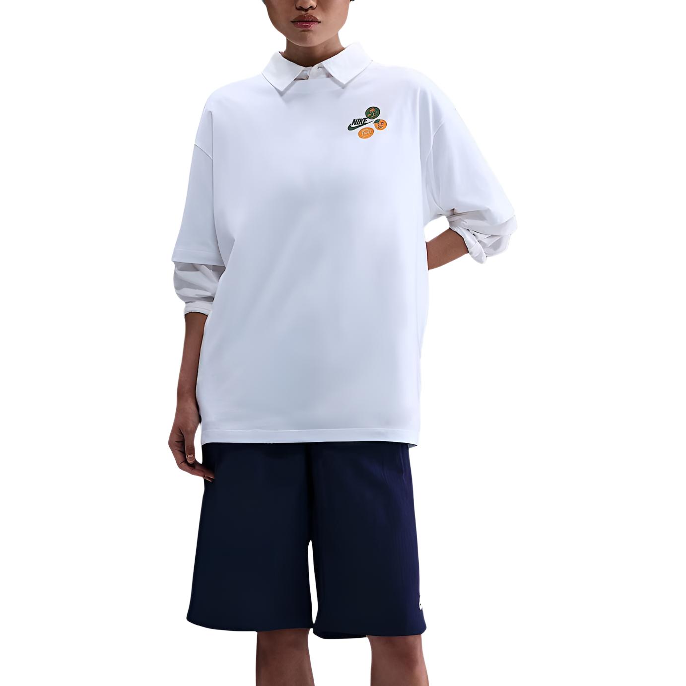 Nike Clothing T Shirts Women s White Crew Neck IH8491-100 S