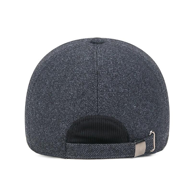 Warme Herren-Winter-Baseballkappe mit Ohrenklappen, Outdoor-Papa-Hut