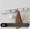 Hidden Foldable Suction Cup Coat Hook Made of Aluminum Alloy Waterproof Space Saving for Doors Wardrobes Bathrooms Living Rooms