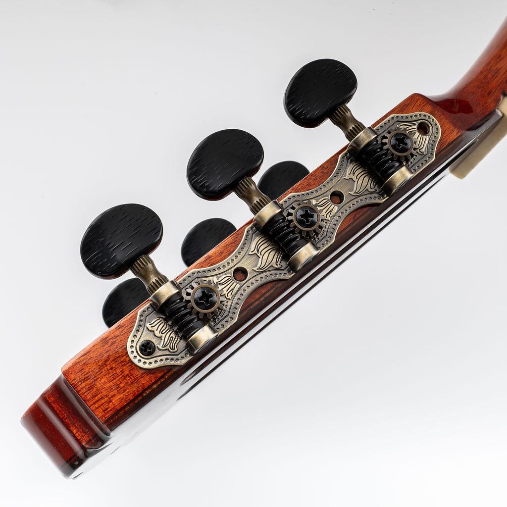 Musiclily Pro Klasická kytara 35mm Baker Starožitné mosazné ladicí mechaniky, Rozteč, Typ,