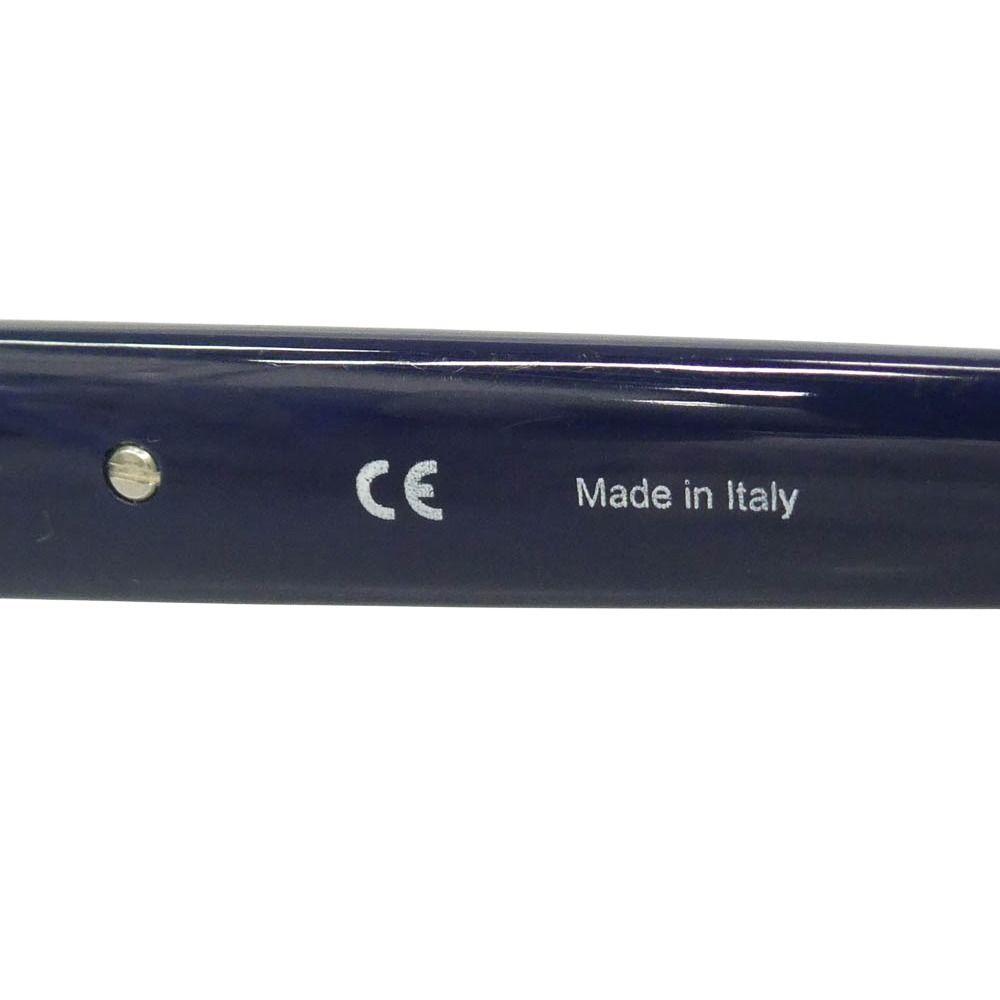 Used GIVENCHY Givenchy VGV 704 Clear frame Side logo engraved glasses Glasses Frame: Blue Lens: Clear [Used]