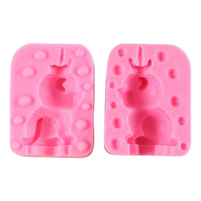 Creative Silicone Molds Shaped Cake Moulds Cartoon Biscuit Baking Pans Microwave Heat Resistant Baking Mo