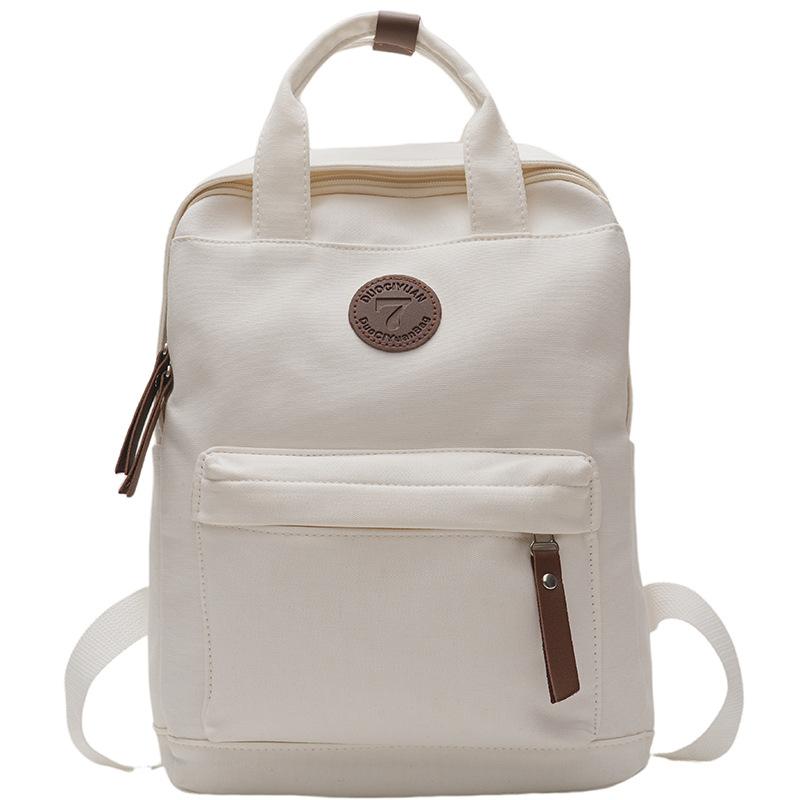 Schoolbag Japanese Retro Canvas Backpack Female Versatile Vintage Street Backpack Junior High School Student Schoolbag Male Wholesale