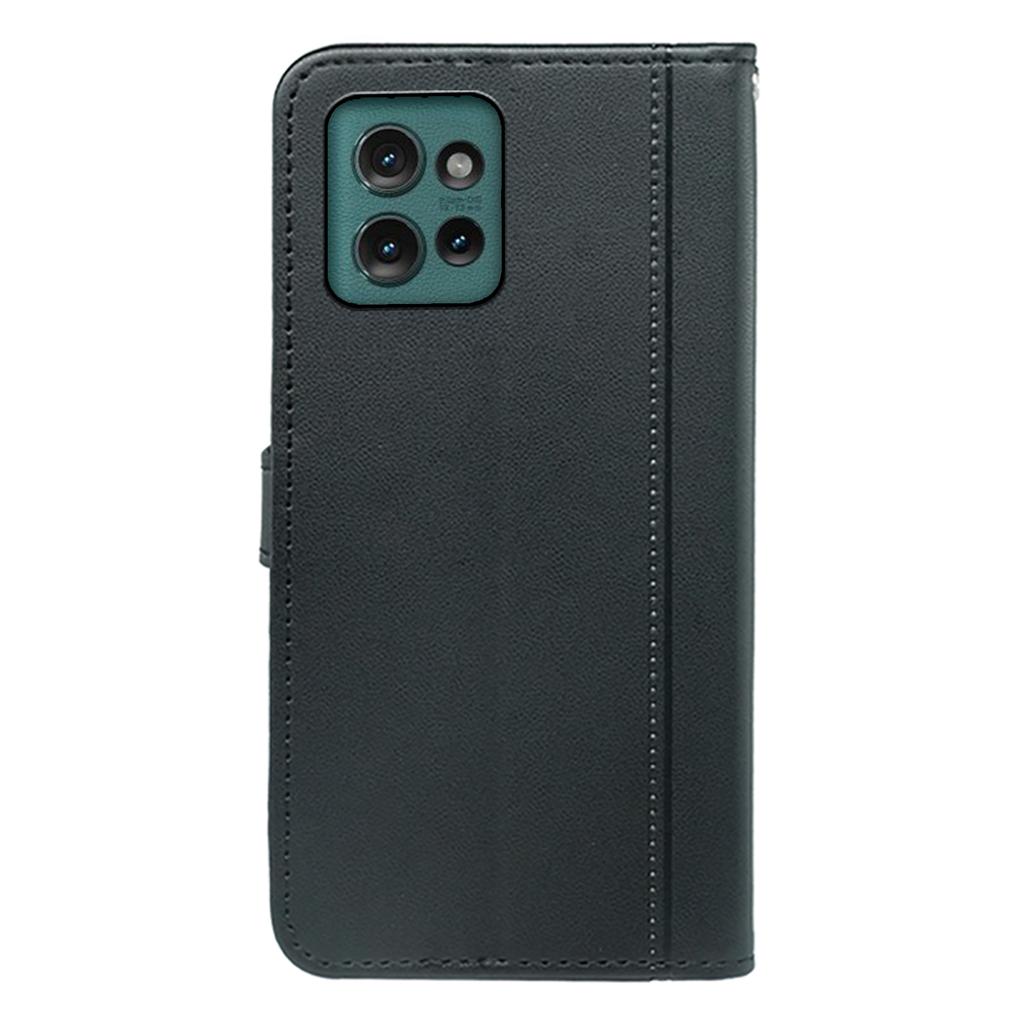 Pro Motorola Edge 50 5G Peněženkové pouzdro Magnetické zapínání Kožený kryt na telefon s řemínkem