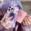 Purple Lavender Floral Flower Phone Case For IPhone 16 15 14 13 12 11 Pro Max X XR XSMAX 8 7 Plus Matte Shockproof Back Cover