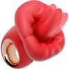 Léchage Clitoridien Jouets Sexuels Féminins Jouet Langue pour Femmes, Stimulateur Clitoridien Point G Vibrateur Langue Rose Jouet Sexuel avec 10 Modes de Vibration