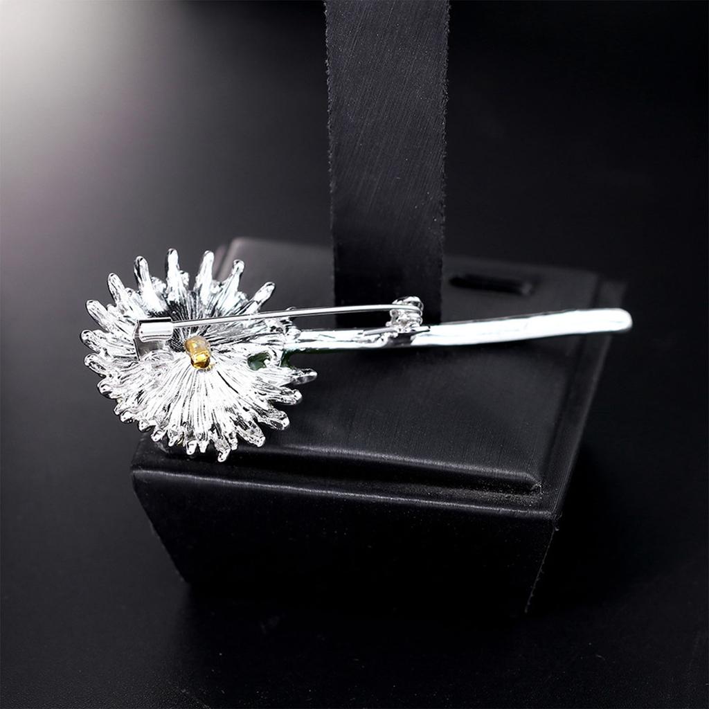 Dandelion Flower Brooches Vintage Elegant Brooches Wedding Clothing Accessories for Women Girls Ladies