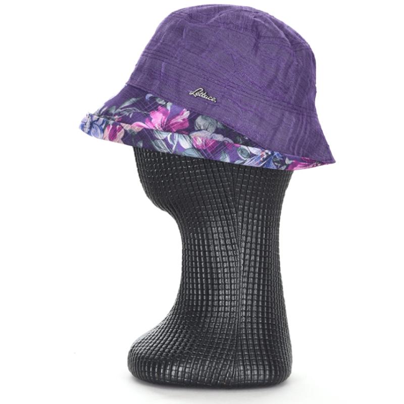 Shop   Women Breathable Floral Print Folding Bucket Hat Beige Km Wh 0823