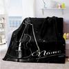 Violin3334 Personalized Name Blanket Multi-purpose Customizable Blanket Comfortable Great for Bed Sofa Chair Living Room All-Season Use