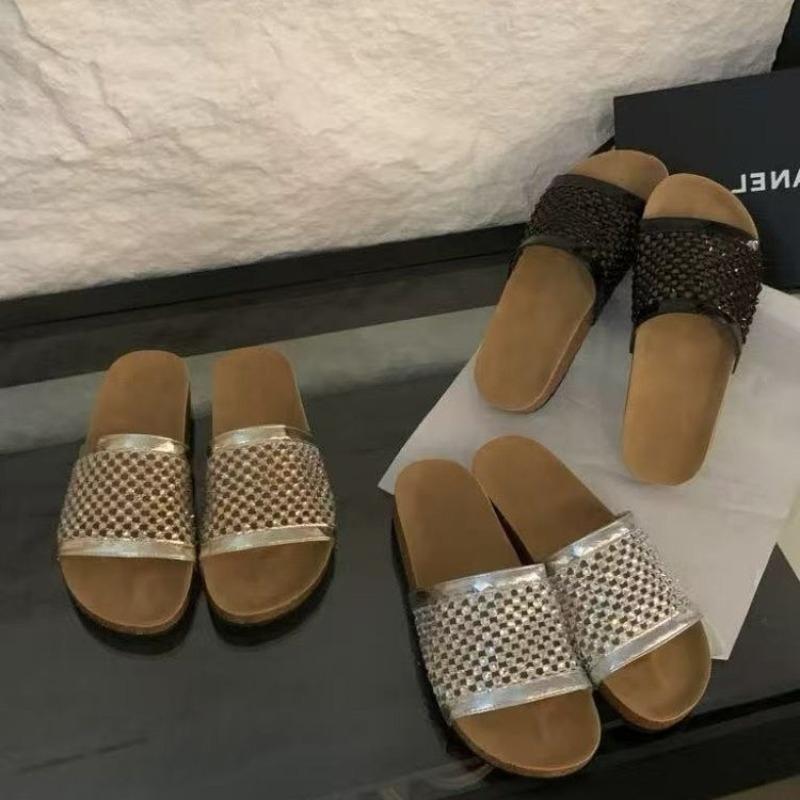 Fashion Stylish Minimalist Single-strap Sliding Sandals Solid Color Women's Slippers Summer New Outdoor Casual Opentoe Flats Autumn