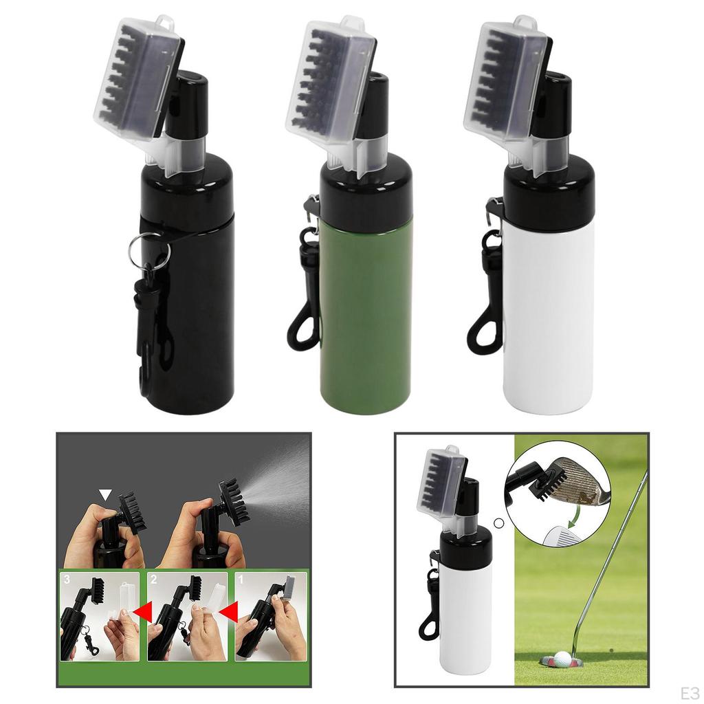 Golf Club Brush Cleaning Anti Leak Reservoir Tube Bottle Groove Cleaner Men Women