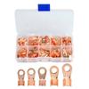 Kit Copper Terminals Storage Box Ring Lug Crimp Cable Wire Replacement