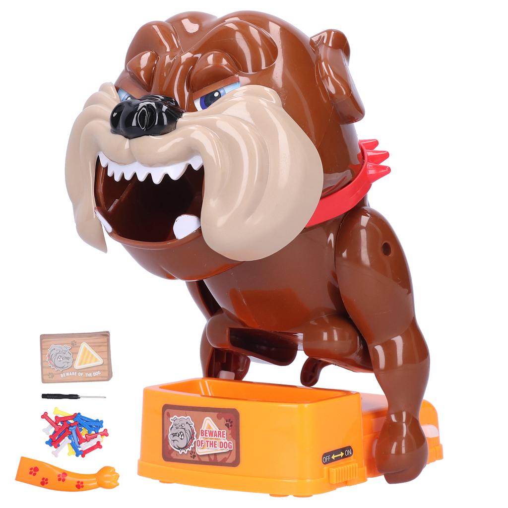 Vicious Dog Chewing Bone Electronic Tricky ParentChild Interactive Toy Funny Game Child Gift(Mischief Toy )