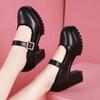 Women High Quality Buckle Strap High Heel Shoes 8CM/15CM Women Platform Pumps Lady Classic White Heels Women Shoes