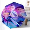 Vibrant World Tour Artistry Folding umbrella durable Suitable for all seasons travel Umbrella Three folds
