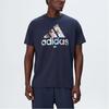 Kith X Messi For Adidas Graphic Tee Night Navy Men Tops Blue ADKU4266