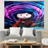 Coraline Print Tapestry, Backdrop, Easy Setup, Ideal for Bedroom, Office & Living Room, with Aesthetic Wall Hanging Decor.