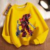 Children's Fashion Hoodies for Autumn and Winter, Round-neck Long-sleeved Jackets for Boys and Girls