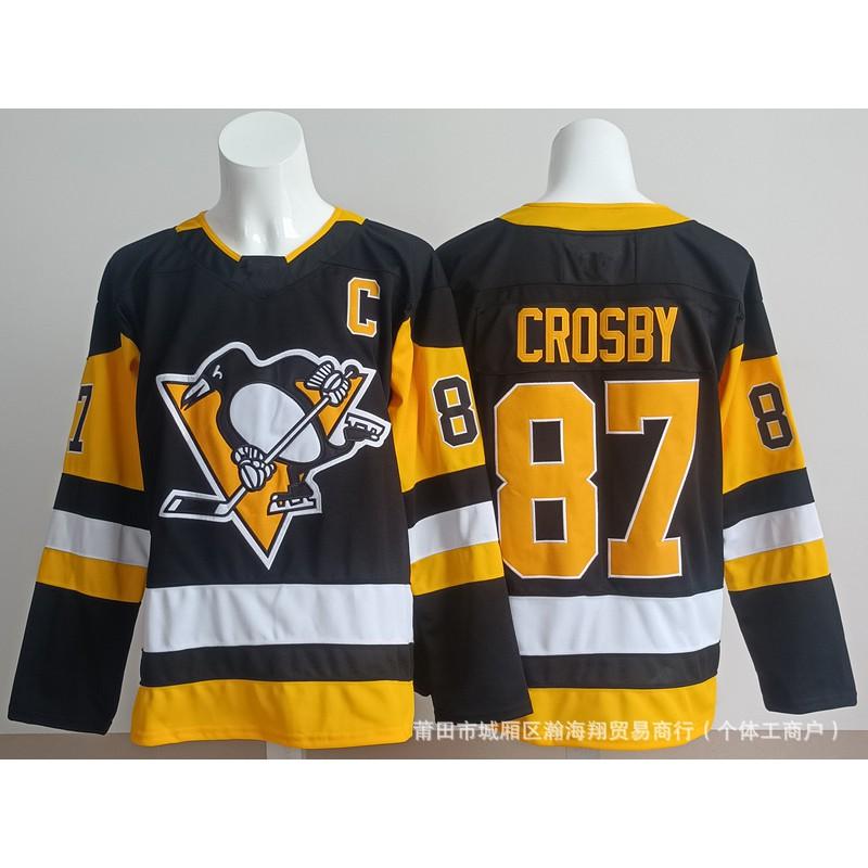 Herren Eishockey Trikot Pittsburgh Penguins 87 71 58 Gestickte Team Uniform Erwachsenen Wintersport