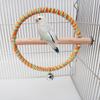 Perca de madera para pájaros Soporte Periquito Periquito Pollo Entrenamiento de Parada Juguete Colgante
