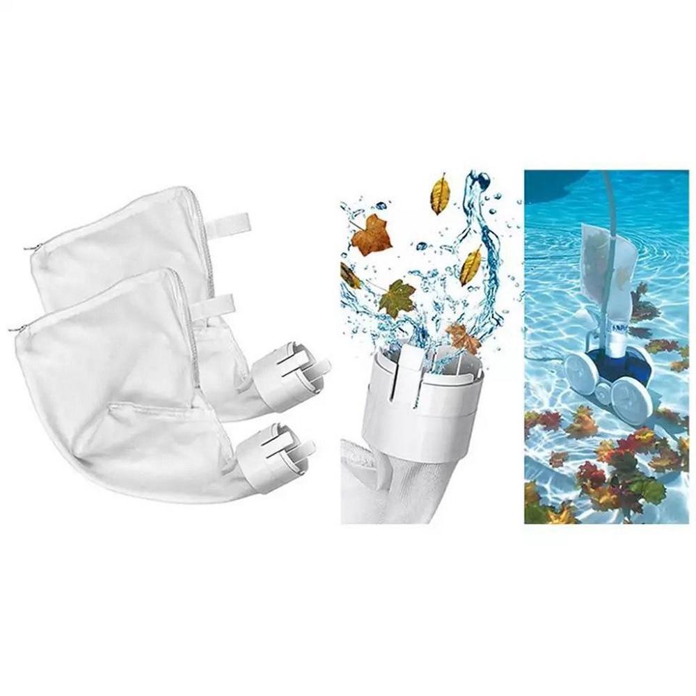 2PCS Filter Bag For Polaris 360 380 Pool Cleaner All Purpose Zipper Bag