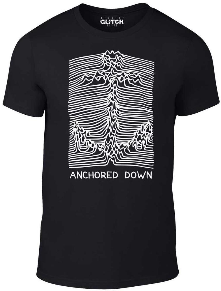 

Мужская футболка Anchored Down - Модная крутая футболка в подарок на Рождество, смешная 4XL