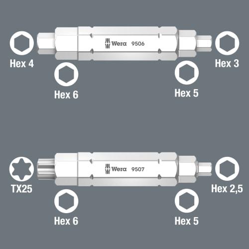 Wera 05004182001 | Bicycle Tool Set 15, 5-Piece Set [Officially Imported from Japan]