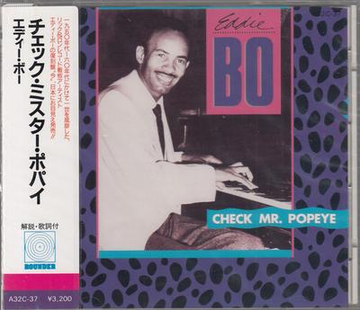 CD EDDIE BO - Check Mr. Popeye A32C37 Rounder Records 1988 Japan Soul/Funk Used