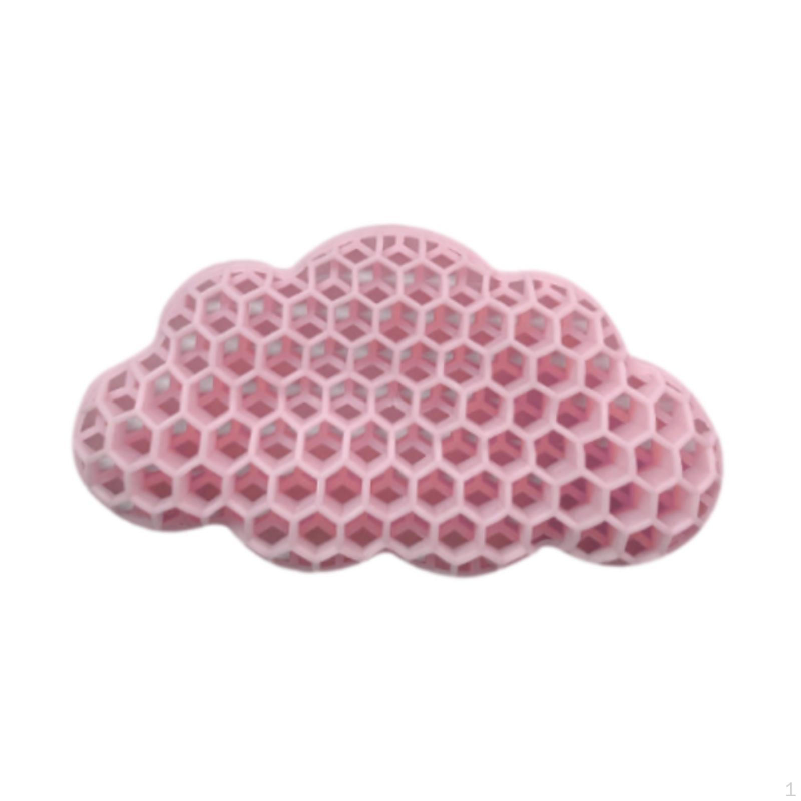 Подставка под запястье TPE, Подставка под мышь, Комфортная розовая облачная подставка, Милая подушка для