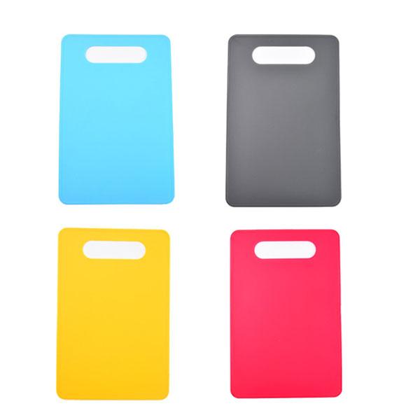 4/6 Pieces Flexible Cutting Board for for Meat Fish Vegetables BPA Free Plastic Cutting Board Mat Set Dishwasher Safe