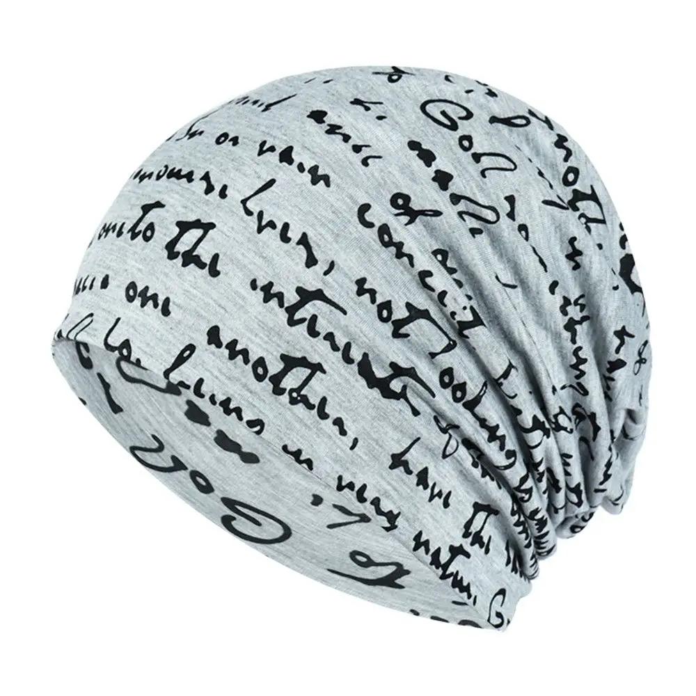 Cotton Women's Baggy Slouchy Beanie Hat Sport Casual Headwear Hair Loss Headscarf Cancer Chemo Caps Spring Hat