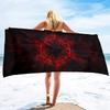 Art Pictures Microfiber Beach Towel,Abstract Art Bath Towels for Girls Women,Super Soft Water Absorbent Bath Towels for Pool