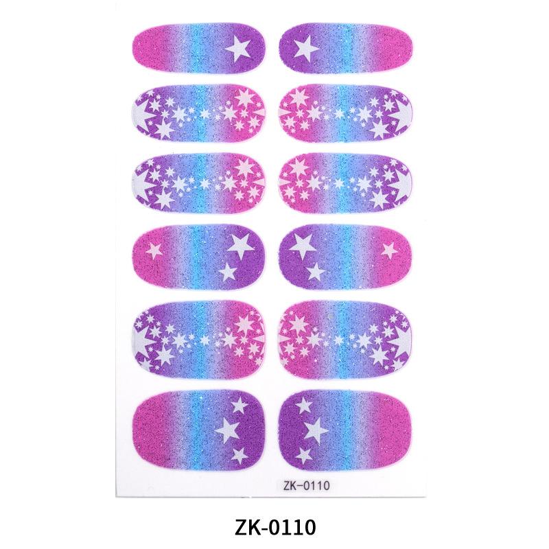 Neue Nail Art Sticker Cartoon Niedliche Zwiebel Rosa Liebe Wasserdichte Nagelaufkleber Vollständiger Aufkleber
