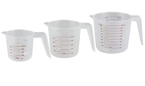 juego de 3 jarras medidoras de 250/500/1000ml