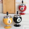 Hot Selling Creative Metal Ashtray Lidded Anti Smoke Ash Flying For Office Billiard Bar KTV Home Decor