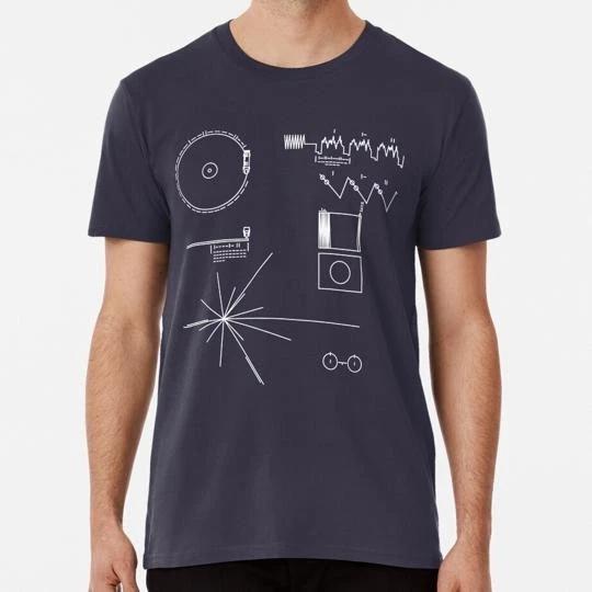 

Золотая пластинка (Вояджер) S–5XL Сделано в США Футболка L